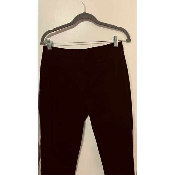 PROENZA SCHOULER BLACK STRETCH PANTS BACK ZIP ANKLES SIZE 6 - Picture 3 of 15